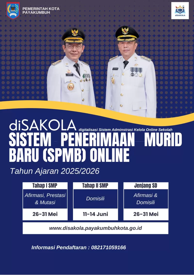 SISTEM PENERIMAAN MURID BARU (SPMB) ONLINE TAHUN AJARAN 2025/2026